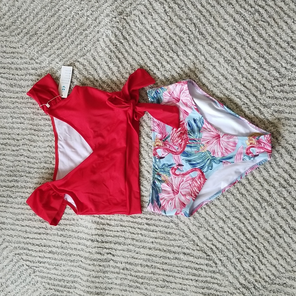Beachsissi Cap Sleeve Bikini Set
